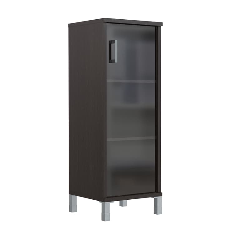 Шкаф-колонка средняя со стеклянной дверью Skyland B 421.8 венге магия 475х450х1286 BORN