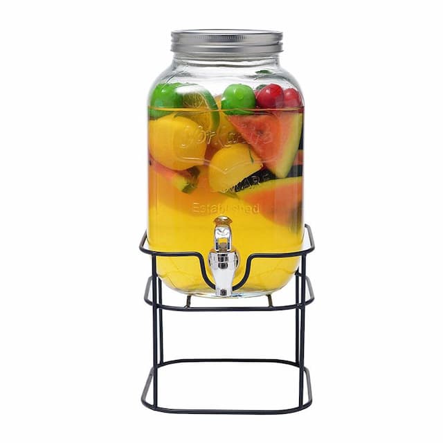 Банка емкость с краном 4 л стекло на подставке h36,5 см P.L. Proff Cuisine арт. 81269700