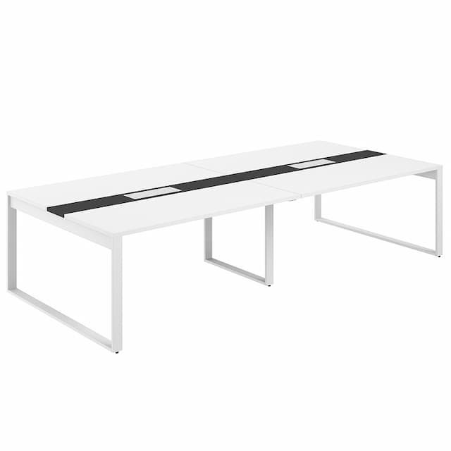 Стол для переговоров 3200х1638х750 Norden Allegro AG.2-3216.WH.72.WH.AN