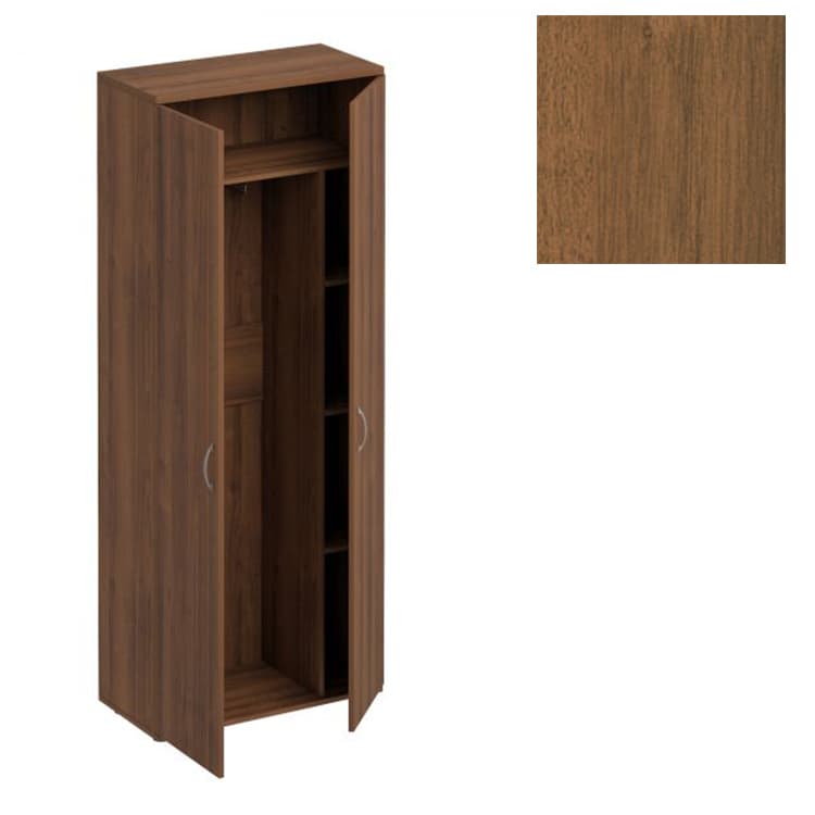 Шкаф для одежды с дополнением Юнитекс Комфорт К.531 ОФ (80x38x200) французский орех