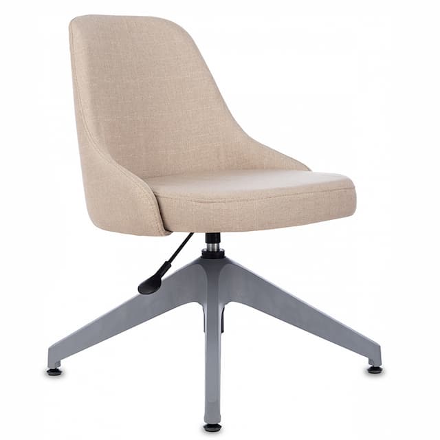 Кресло Бюрократ CH-340GLZ бежевый 38-402 крестов.4-луч. пластик пластик серый