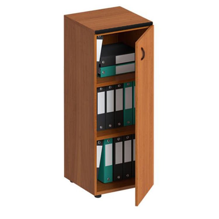 Шкаф для документов средний узкий закрытый Юнитекс ДИН-Р (46x46.5x119.5) ДР 765 ОФ французский орех