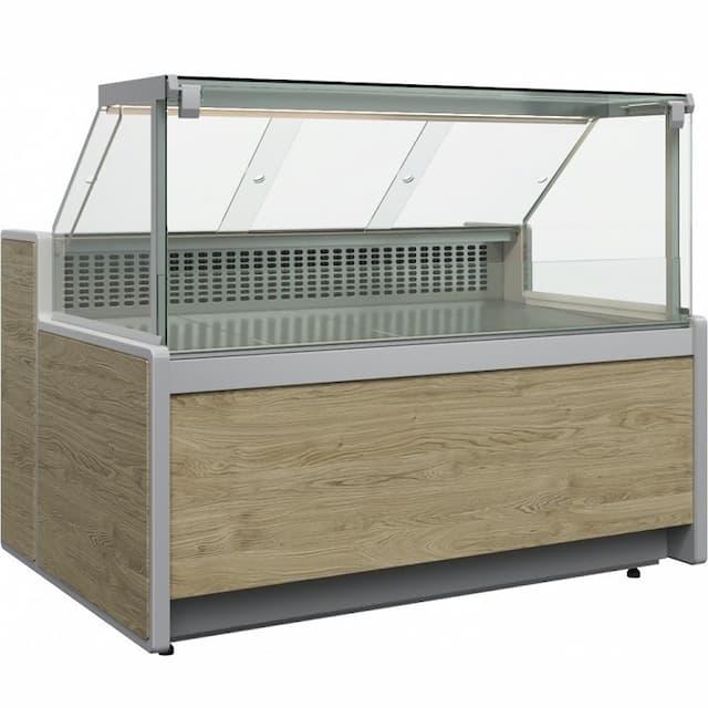 Витрина холодильная, рыба на льду Carboma BAVARIA 3 GC111 SP 1,5-1 газлифт, без боковин (Мариель)