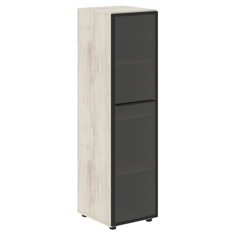 Шкаф колонка со стеклянной дверью Skyland LMC 40.2(L) сосна эдмонт 400х430х1517 LOFTIS