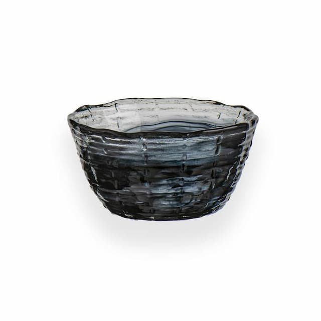 Соусник ARDACAM Sea urchin ARD 5313.43 d 8,5 см h 4,5 см (стекло, цвет / декор бело-черный)