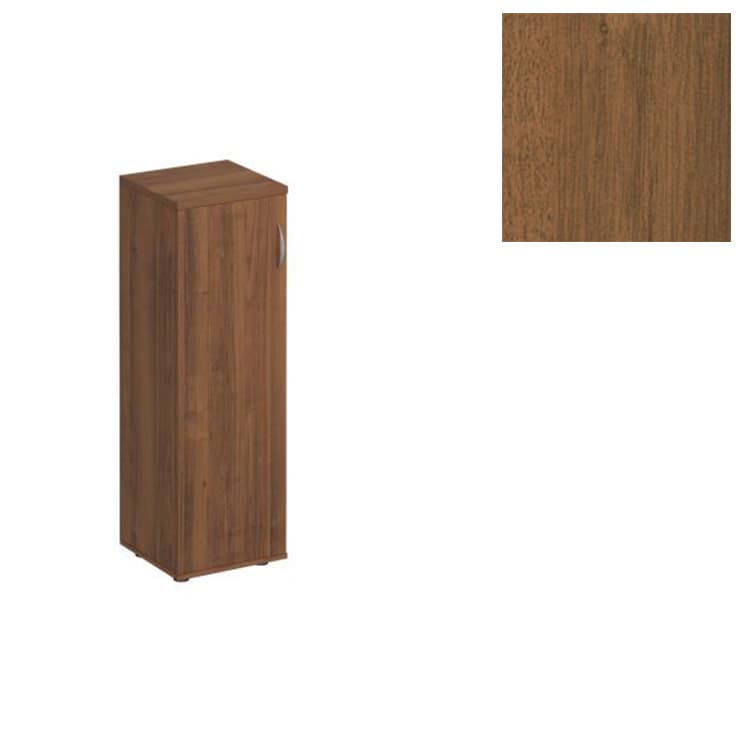 Шкаф для документов средний узкий закрытый Юнитекс Комфорт К.359 ОФ (40x38x123) французский орех