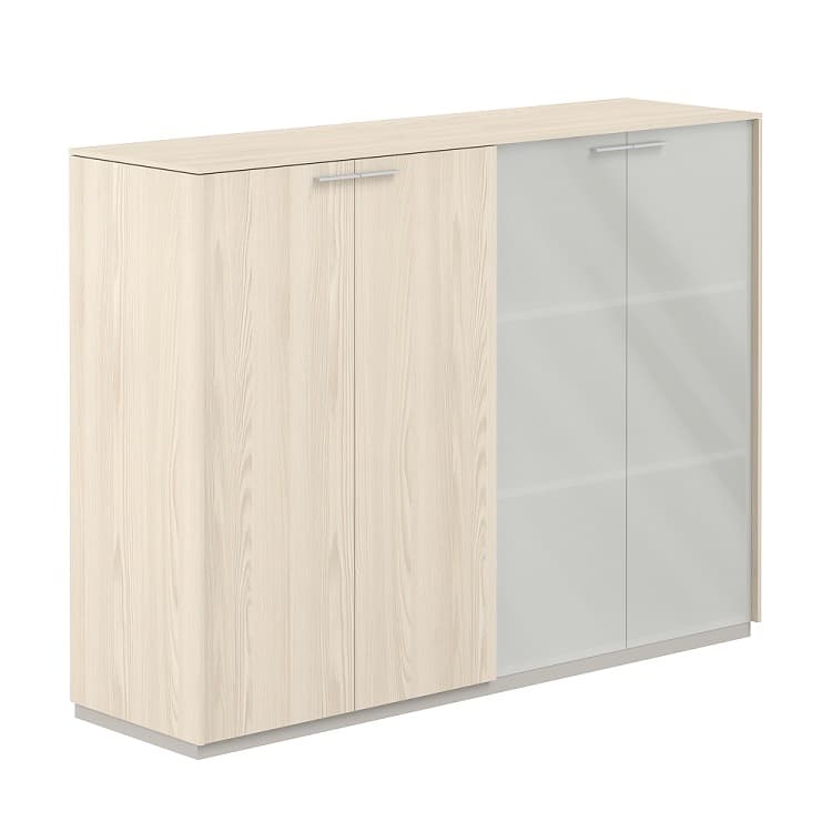 Шкаф средний двойной Norden Атлас NZ-0305+NZ-0335.YN.YN.GLM