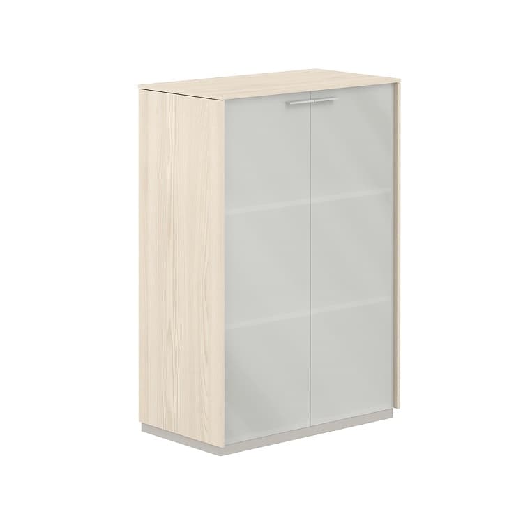 Шкаф средний со стеклом Norden Атлас NZ-0335.YN.GLM