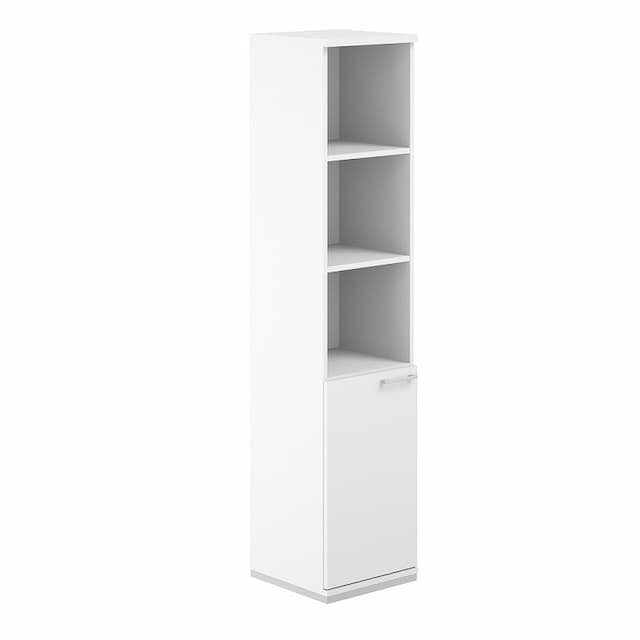 Шкаф полуоткрытый Norden Allegro AG.219.WH.WH.WH.L