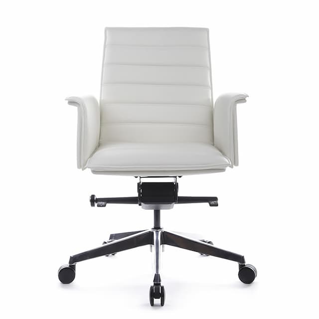 Кресло RV DESIGN Rubens-M В1819-2 Белый (6207) натуральная кожа