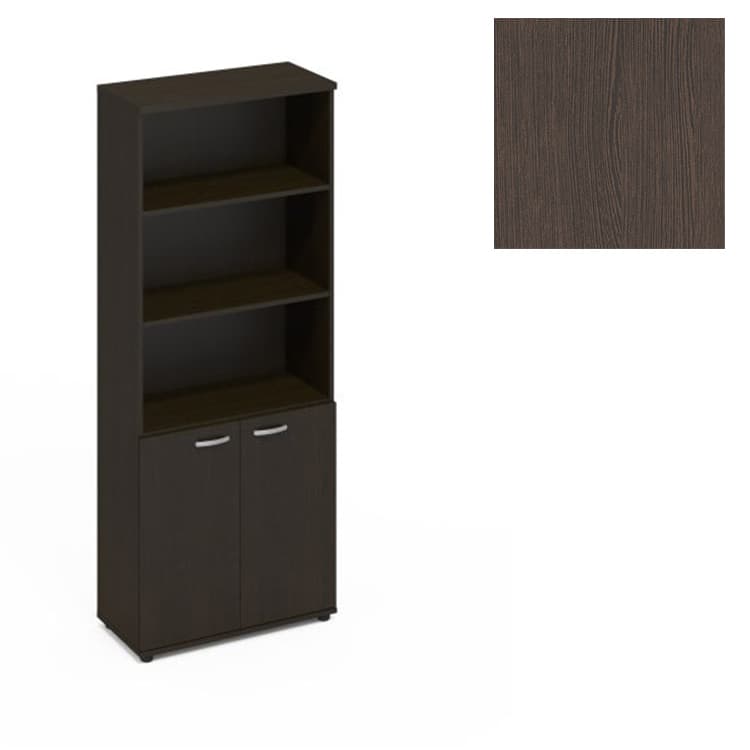 Шкаф для документов полузакрытый Юнитекс А4 (78x36.4x193) А4 9371 ВТ венге