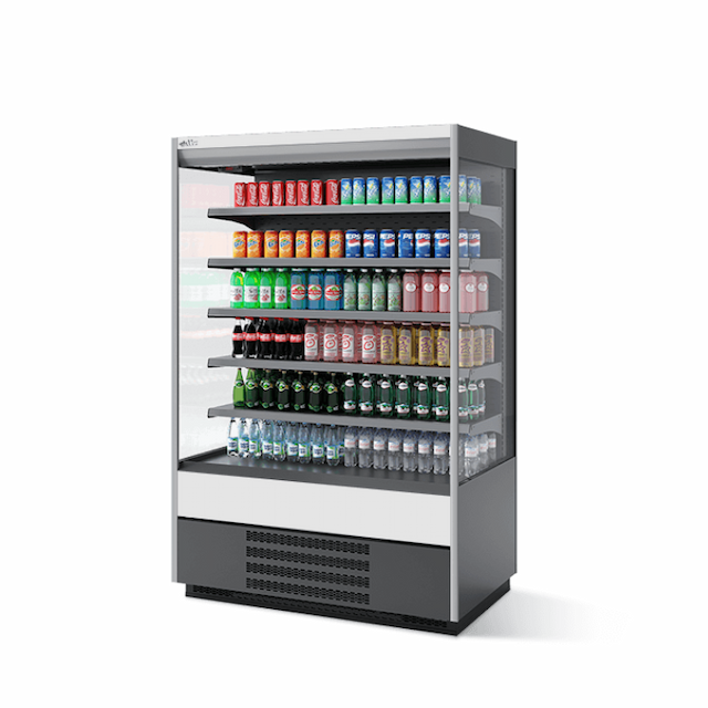 Витрина холодильная Chilz Berg 100, белый глянцевый