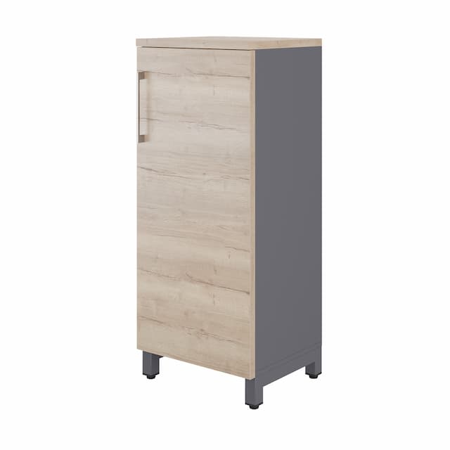 Шкаф распашной Kobor HR/3-45/60/M graphite/natural