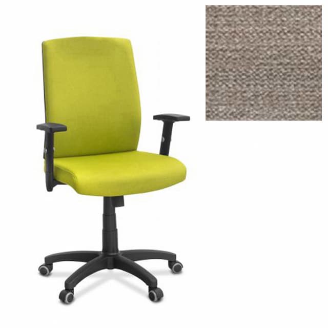 Офисное кресло для персонала Юнитекс Alfa A/SL/1D ткань Сахара темно-бежевая С04