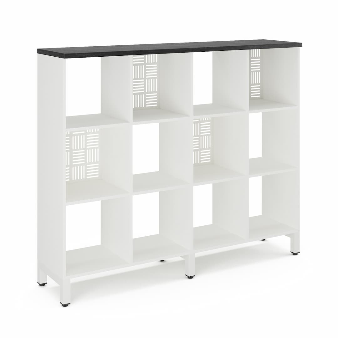 Стеллажная система SQ-3Х4 white/wood