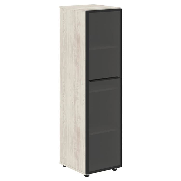 Шкаф колонка со стеклянной дверью Skyland LMC 40.2(R) сосна эдмонт 400х430х1517 LOFTIS