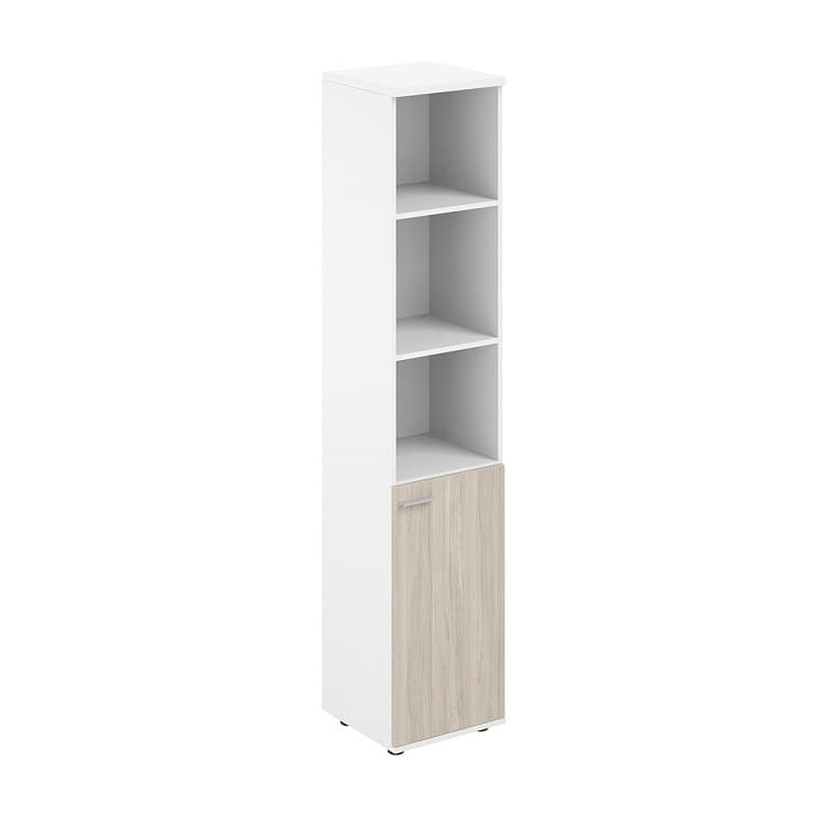 Шкаф высокий полуоткрытый правый Norden Сигма SG.852.WH.OL.R