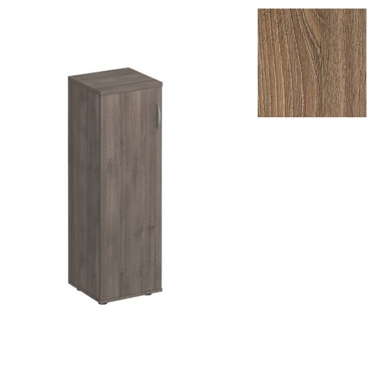 Шкаф для документов средний узкий закрытый Юнитекс Комфорт К.359 ШТ (40x38x123) дуб шамони темный