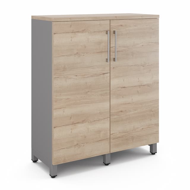 Шкаф распашной Kobor HR/3-90/60/M aluminum/natural