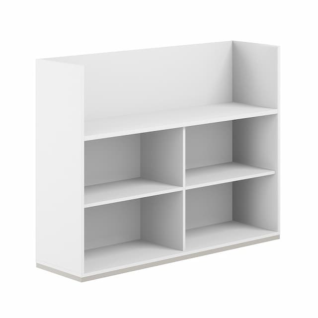 Стеллаж-комбо 1238 односторонний Norden Allegro AG.251.100.671.WH с экраном ЛДСП