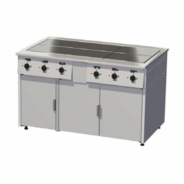 Электроплита Тулаторгтехника 6 конфорок ПЭ-0,72Н с дверцами