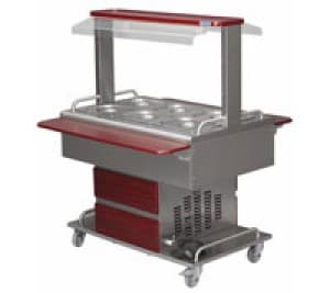 Салат бар охлаждаемый передвижной ПВОП-11/7Н